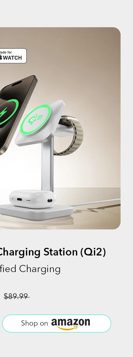 ESR 3-in-1 Magnetic Charging Station (Qi2)
