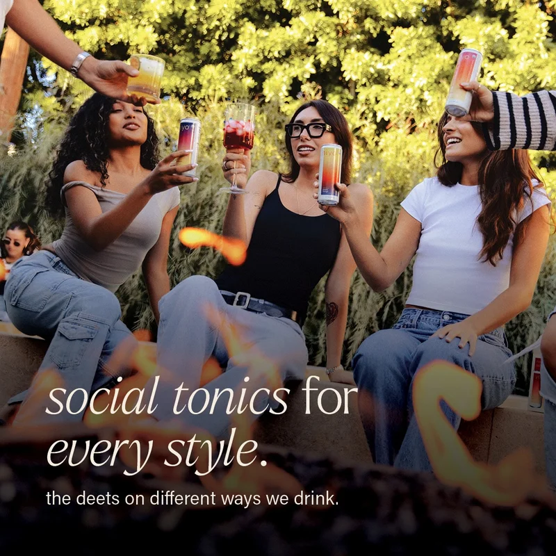 social tonics for every style. the deets on different ways we drink.