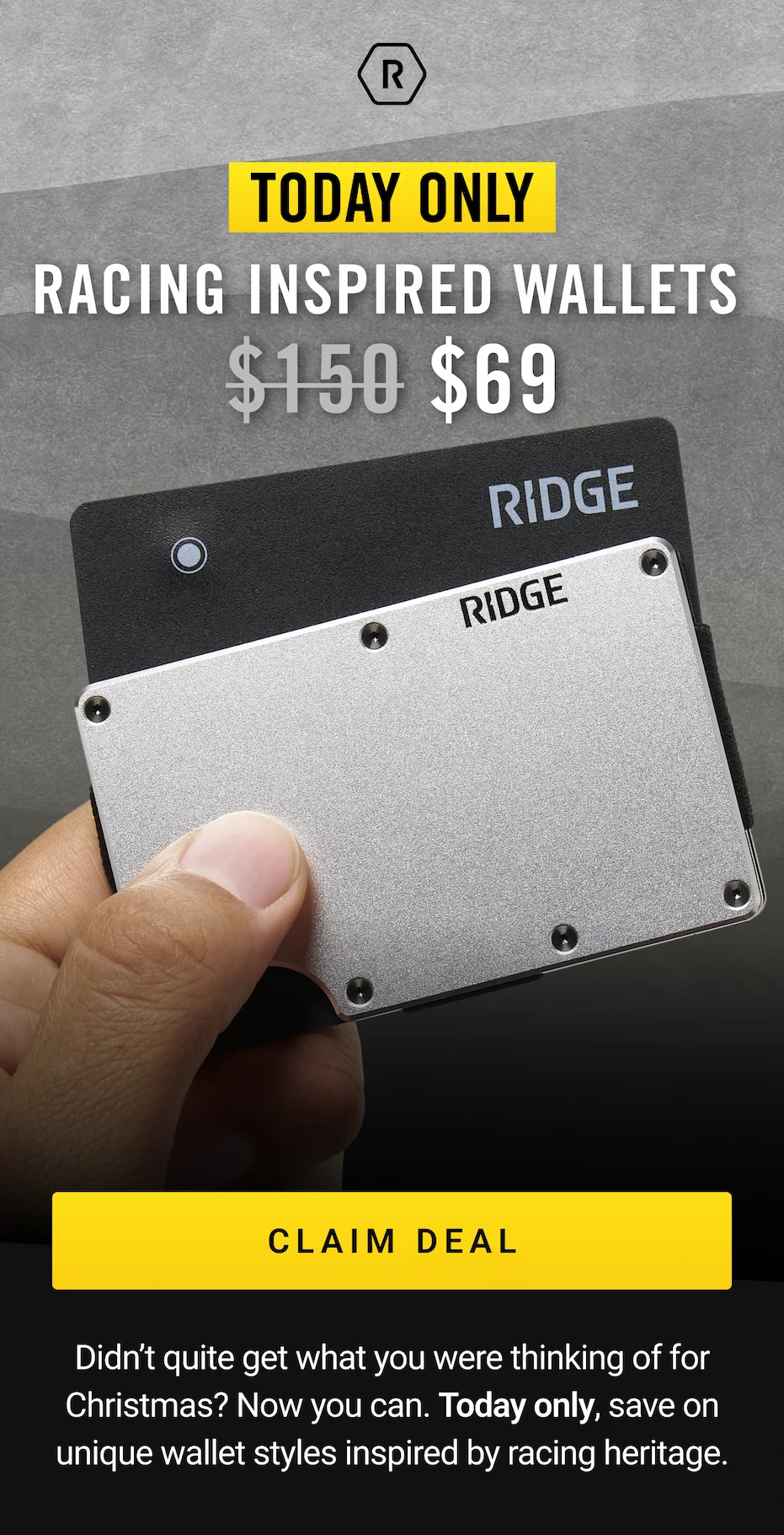 TODAY ONLY: $69 Racing Inspired Wallets