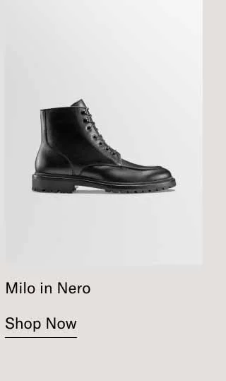 Milo in Nero. Shop Now