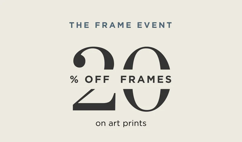 20% Off Frames On Art Prints