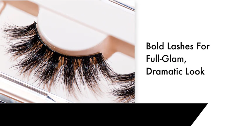 Bold Lashes For Full-Glam, Dramatic Look