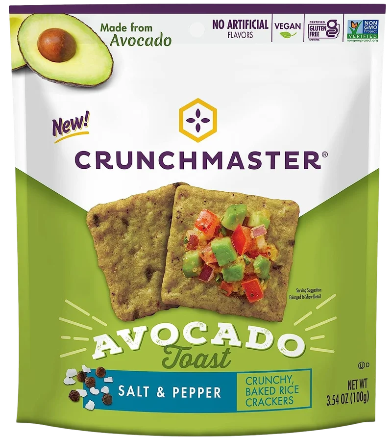 Image of Avocado Toast Salt & Pepper Crackers