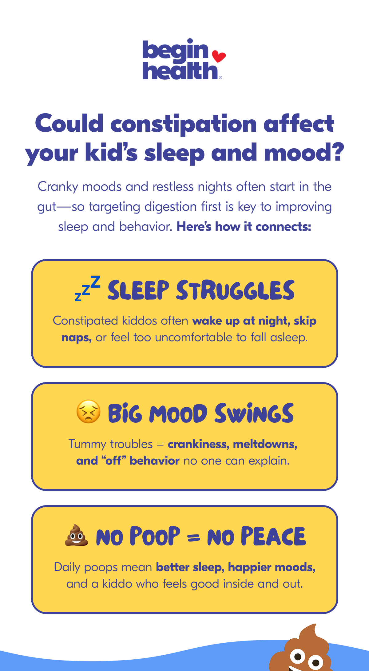 Could constipation impact your kid's sleep and mood?