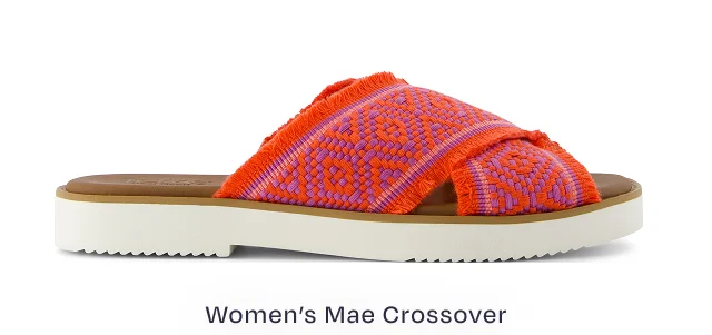 Mae Crossover Slide Sandal - Image