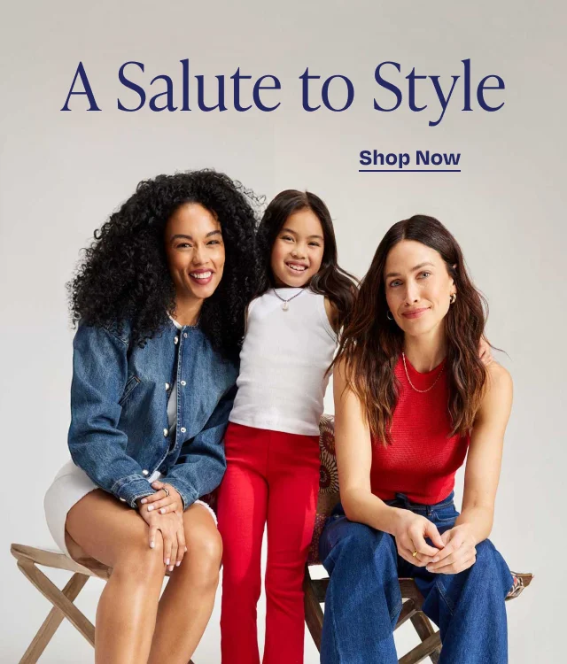 Shop Red, White & Blue Styles - Button