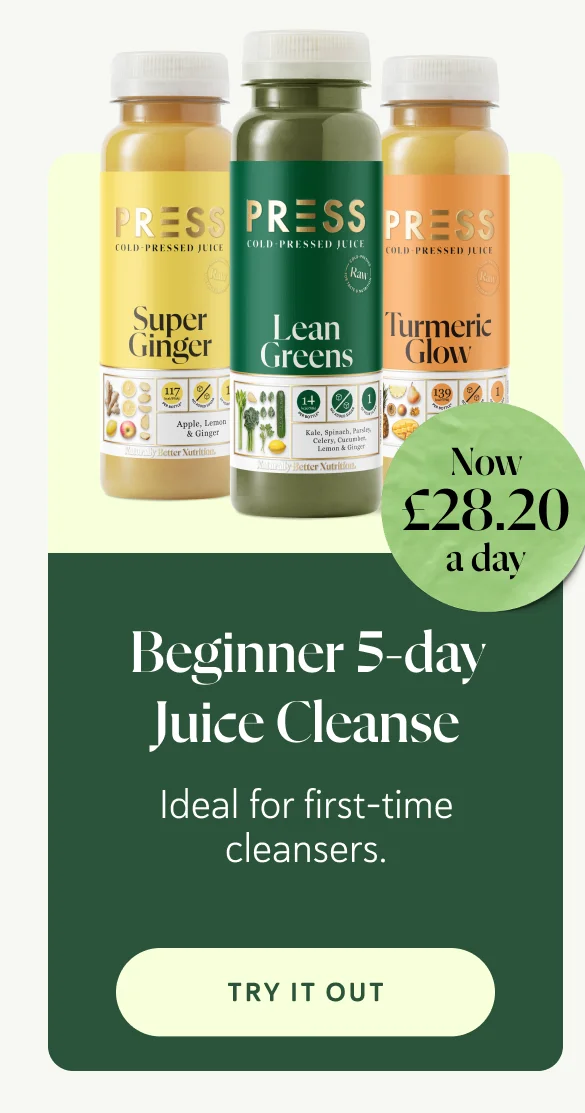 Beginner 5-day Juice Cleanse Ideal for first-time cleansers. Now £28.20 a day