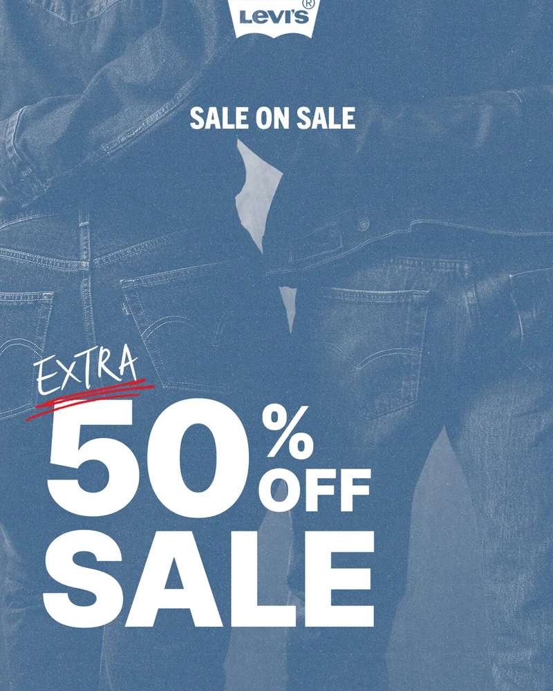 EXTRA 50% OFF SALE