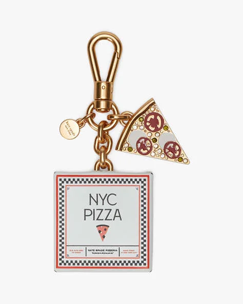 Slice Pizza Box Key Fob