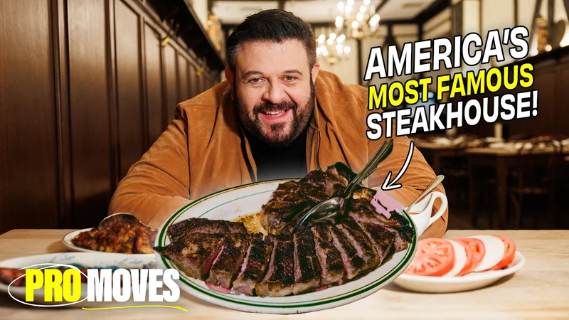 Adam Richman goes to Peter Luger.