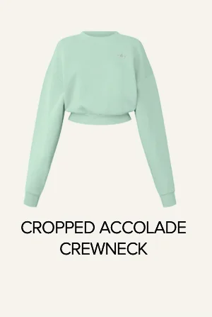 CROPPED ACCOLADE CREWNECK