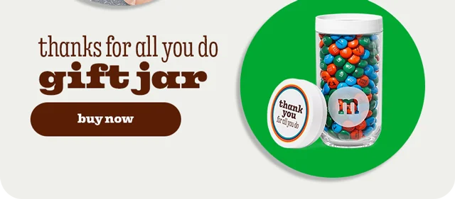 THANKS FOR ALL YOU DO GIFT JAR