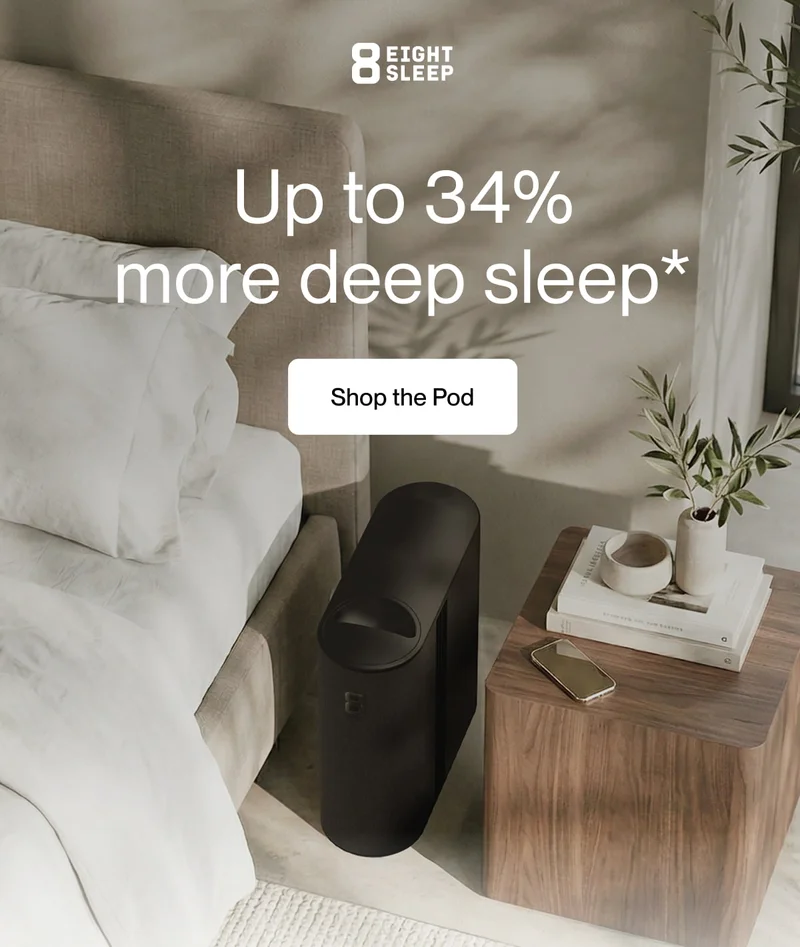 Up to 34%  more deep sleep*