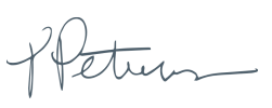 Signature of Tera Peterson, NuFACE Co-Founder and Microcurrent Aesthetician