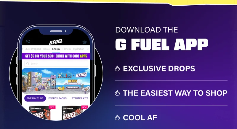 Download the G FUEL App