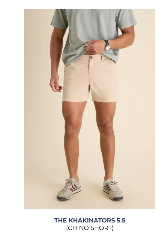 Chino Short: The Khakinators 5.5"