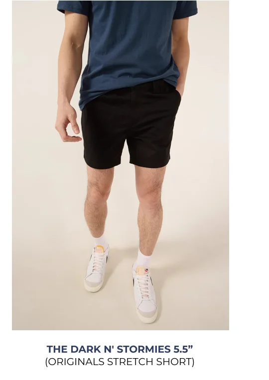Originals Stretch Short: The Dark N' Stormies 5.5"