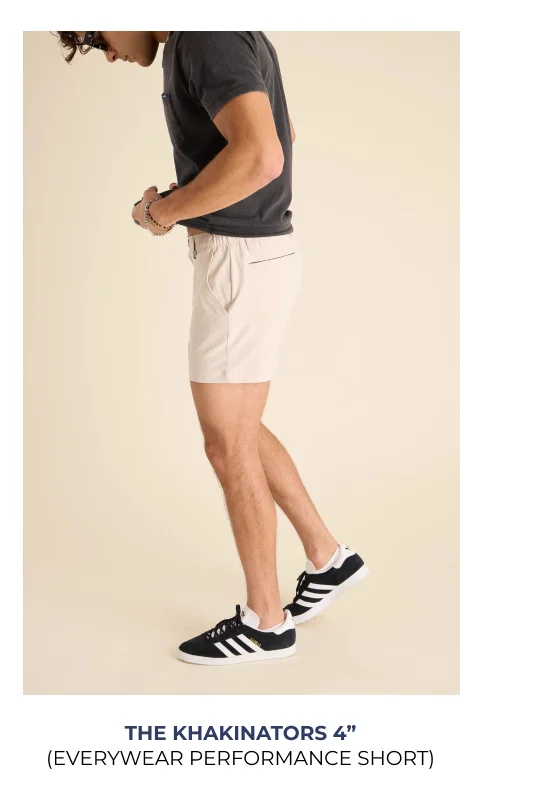 Everywear Performance Short: The Khakinators 4"