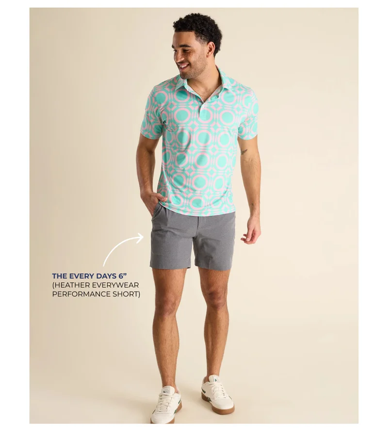 Heather Everywear Performance Short: The Every Days 6"