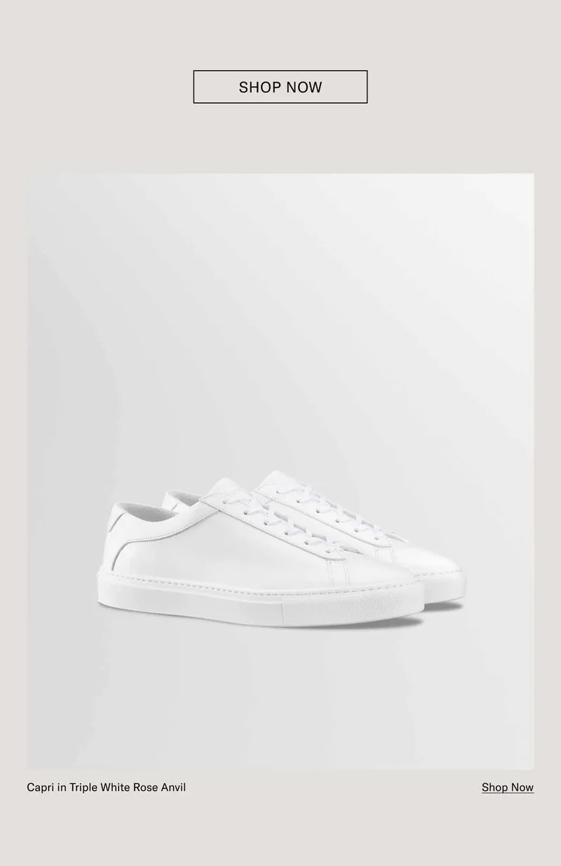 Shop this limited-edition small-batch sneaker before it sells out. Shop Now. Capri in Triple White Rose Anvil. Shop Now