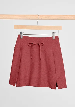 Spacedye Go Pocket Skirt in Faded Rose Heather