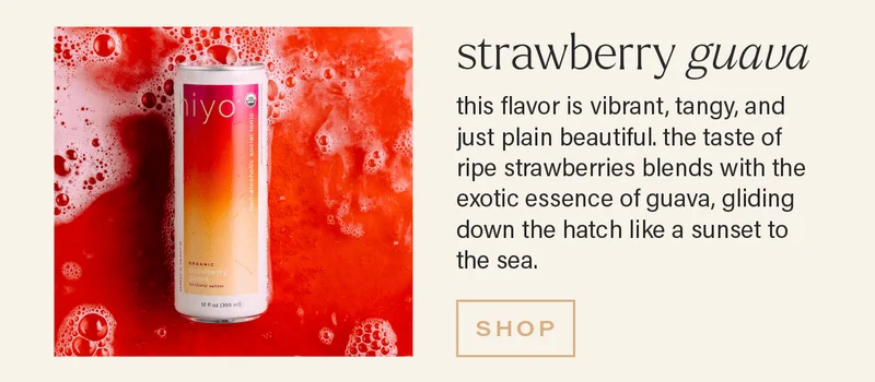 STRAWBERRY GUAVA: this flavor is vibrant, tangy, and just plain beautiful. the taste of ripe strawberries blends with the exotic essence of guava, gliding down the hatch like a sunset to the sea. [SHOP]