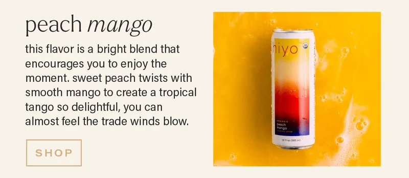 PEACH MANGO: this flavor is a bright blend that encourages you to enjoy the moment. sweet peach twists with smooth mango to create a tropical tango so delightful, you can almost feel the trade winds blow. [SHOP]