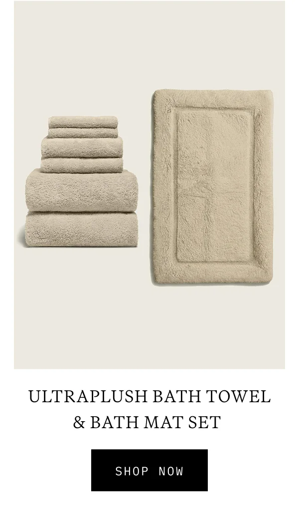 Ultraplush Bath Towel & Bath Mat Set