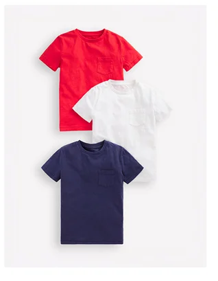 3-Pack Washed Slub T-Shirts Classic Multi Pack