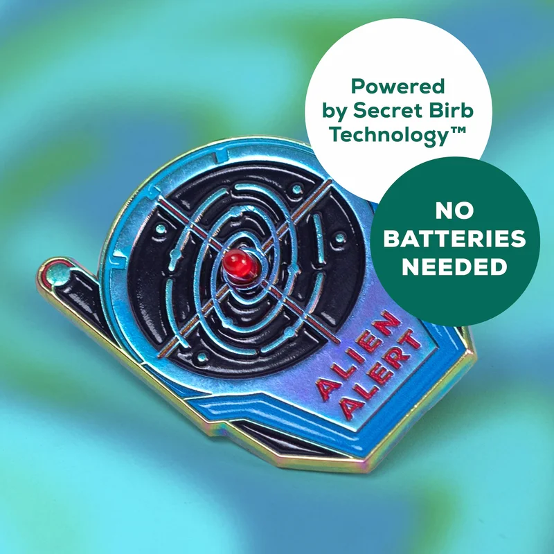Powered by Secret Bird Technology - No Batteries Needed