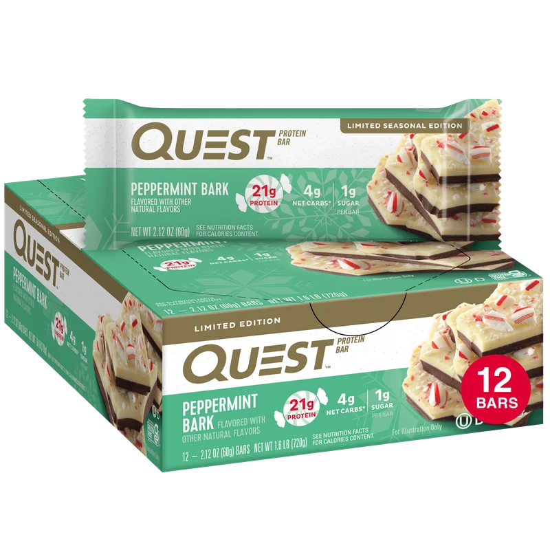 Image of Peppermint Bark Protein Bars