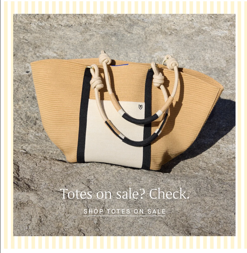 Totes on sale? Check. SHOP TOTES ON SALE