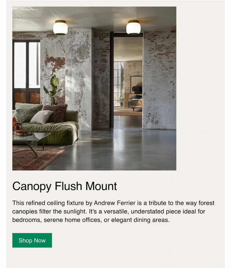 Canopy Flush Mount