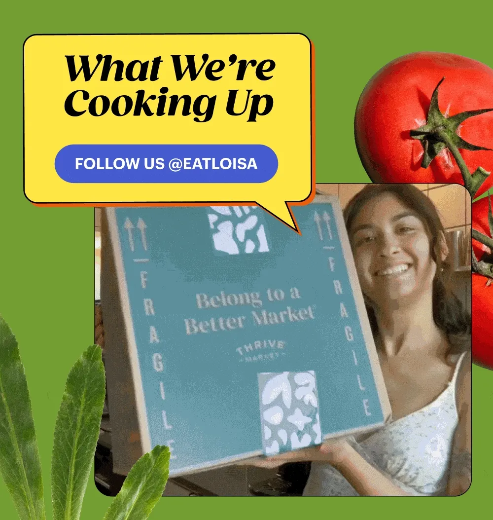 What We’re Cooking Up social post FOLLOW US @EATLOISA
