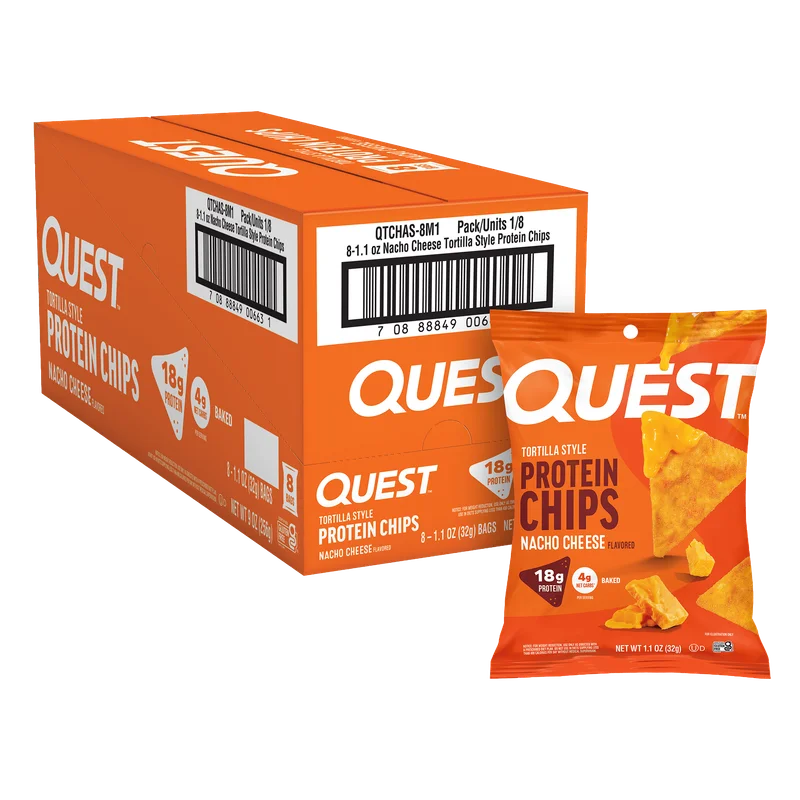 Image of Nacho Cheese Tortilla Style Protein Chips