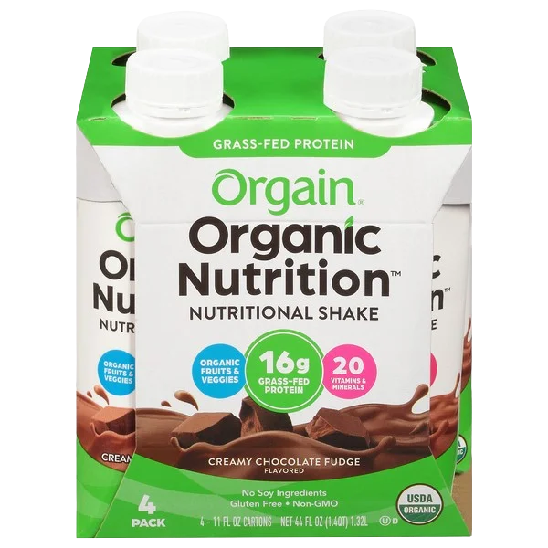 Image of Organic Creamy Chocolate Fudge Nutritional Shake (4 Pack)