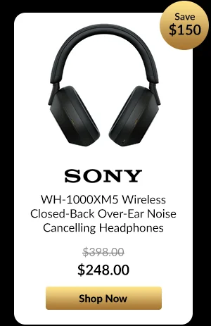 Sony WH-1000XM5 Wireless Noise Cancelling Headphones