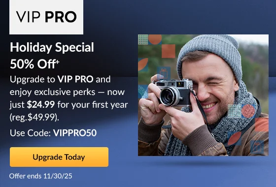 VIP PRO Holiday Special 50% Off | Upgrade Today