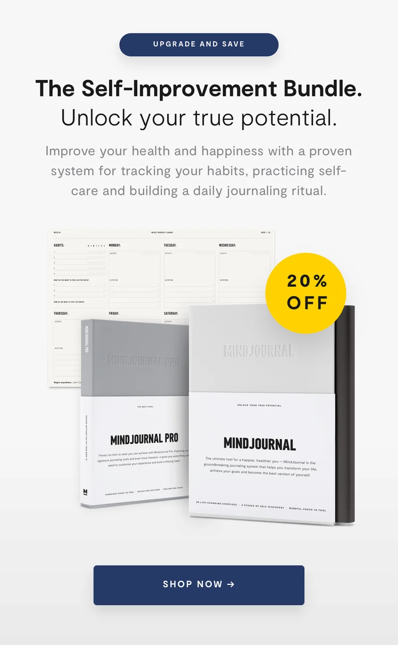 Free MindJournal Pro with every order over £35