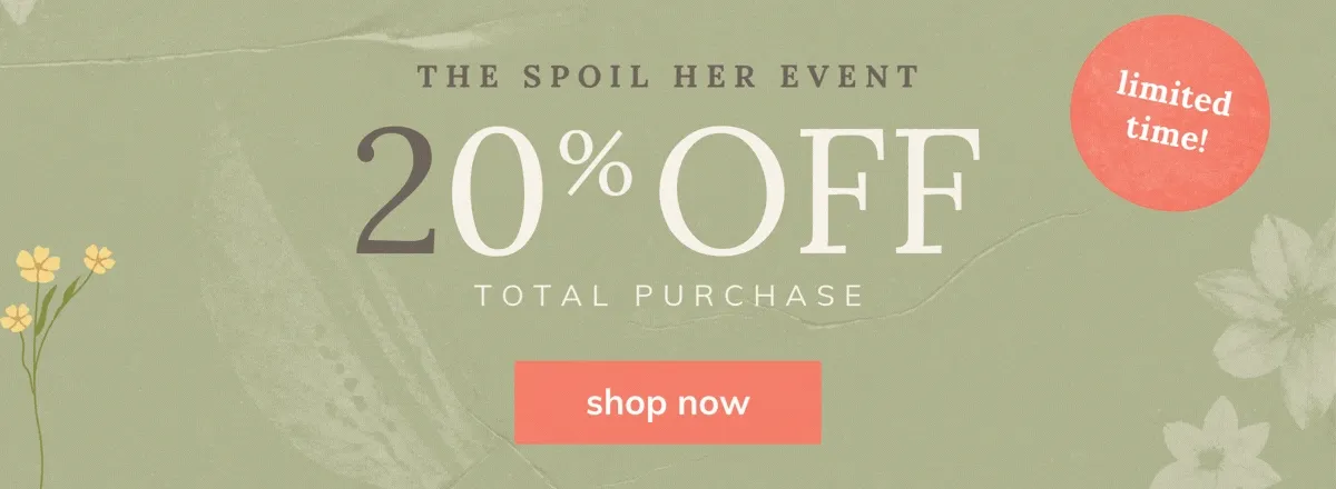Shop 20% Off Mother's Day Gifts