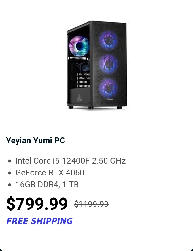 Yeyian Yumi PC