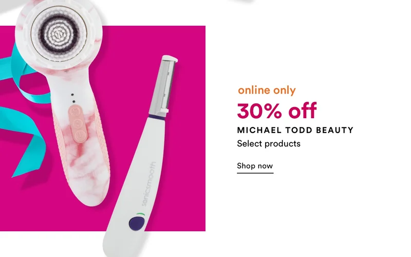 online only | Shop 30% off Michael Todd Beauty | Shop now