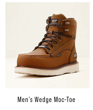 Men’s Wedge Moc-Toe