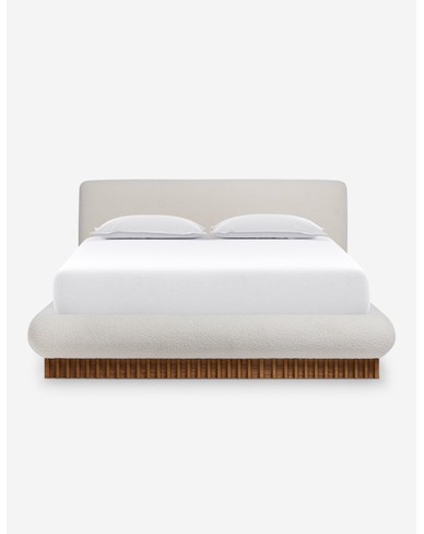 Billow Bed by Sarah Sherman Samuel - Ivory Boucle / King