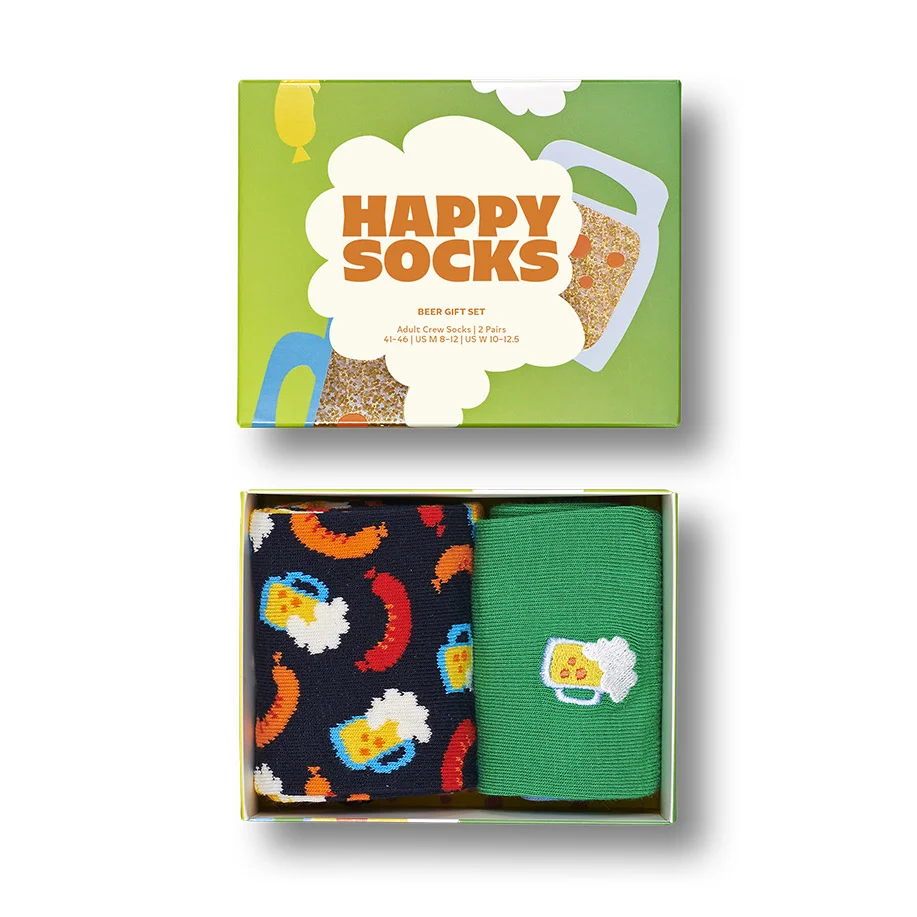 2-Pack Beer Socks Gift Set