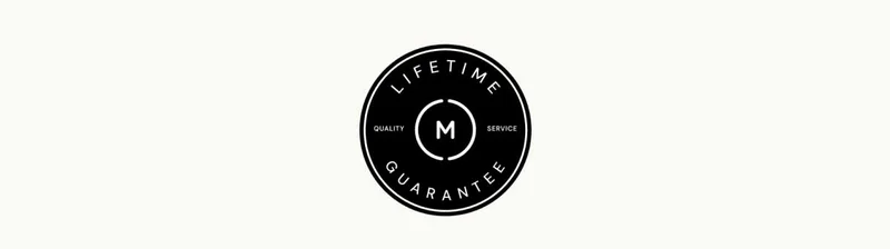 Logo Lifetime Guarantee Quality Service