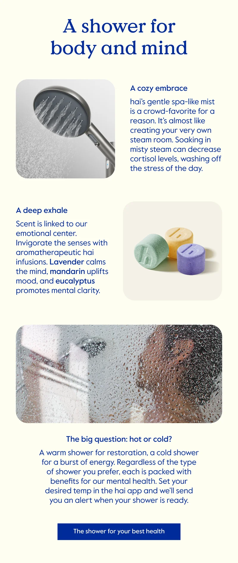 The shower for your best health