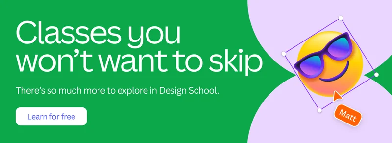 Classes you won't want to skip. There's so much more to explore in Design School. Learn for free.