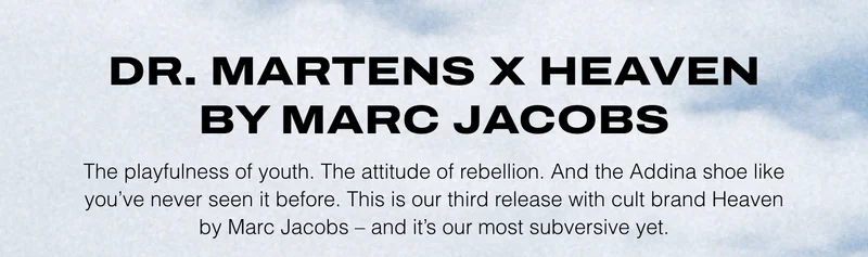 Dr. Martens x Heaven by Marc Jacobs