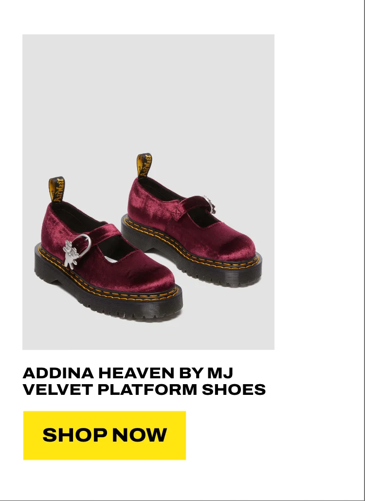 Addina Heaven by MJ Velvet Platform Shoes